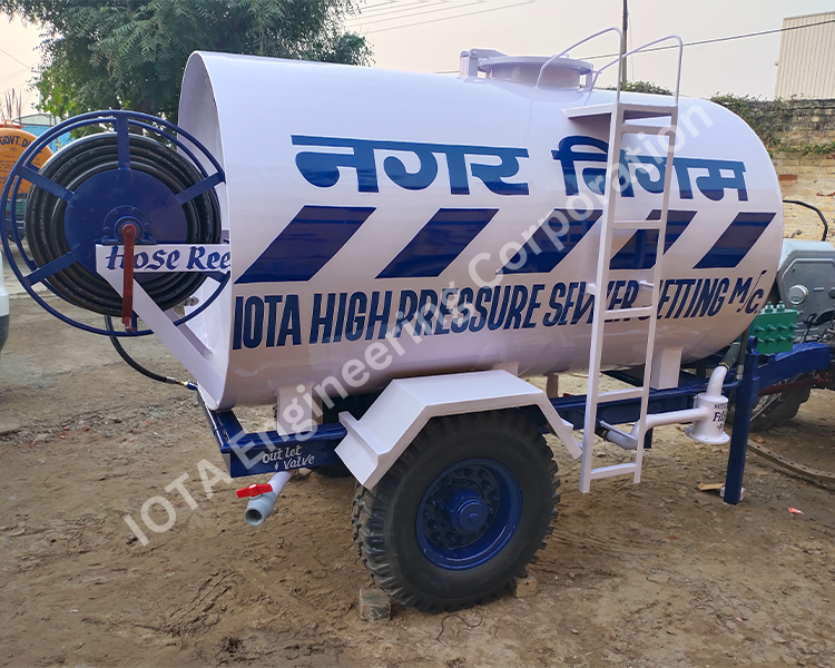 Mobile Trailer Mounted Sewer Jetting Machine Equipment