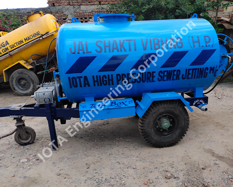 Heavy Duty Trailer Mounted Sewer Jetting Machine for Drain Cleaning