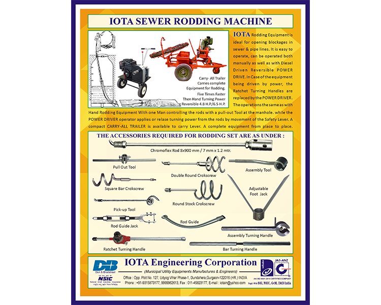Sewer Rodding Machine